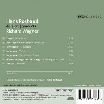 CD Richard Wagner: Hans Rosbaud Conducts Richard Wagner