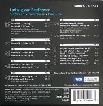 7CD/Dobozkészlet Ludwig van Beethoven: Sinfonien / Ouvertüren / Konzerte