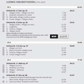 7CD/Dobozkészlet Ludwig van Beethoven: Sinfonien / Ouvertüren / Konzerte