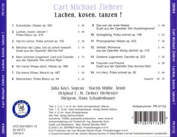 CD Hans Schadenbauer: Original C.M.Ziehrer Orchester, Carl Michael Ziehrer, Hans Schadenbauer ‎– Lachen, kosen, tanzen!