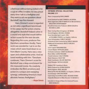 2CD Hans Zimmer: Backdraft (Expanded Original Music From The Motion Picture Soundtrack)