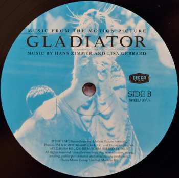 2LP Hans Zimmer: Gladiator (Music From The Motion Picture)