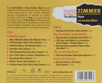 2CD Hans Zimmer: The Milan Years
