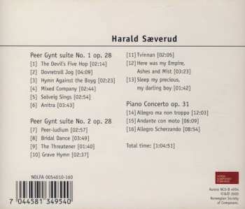 CD Harald Sæverud: Peer Gynt Suite No. 1 Op. 28 / Peer Gynt Suite No. 2 Op. 28 / Piano Concerto Op. 31