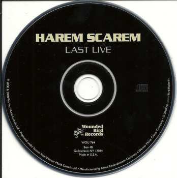 CD Harem Scarem: Last Live