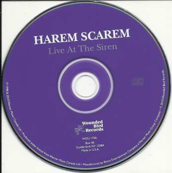 CD Harem Scarem: Live At The Siren