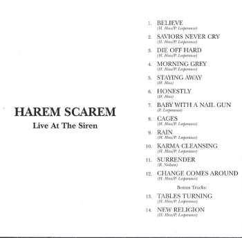 CD Harem Scarem: Live At The Siren