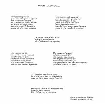 CD Harmonium: Les Cinq Saisons