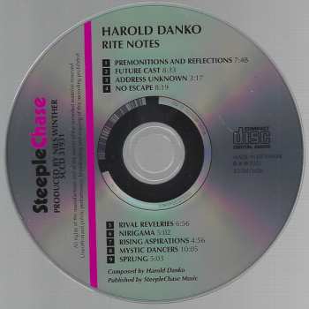 CD Harold Danko: Rite Notes