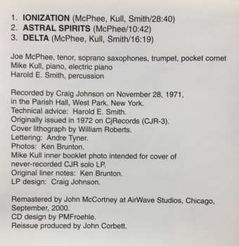 CD Joe McPhee: Trinity