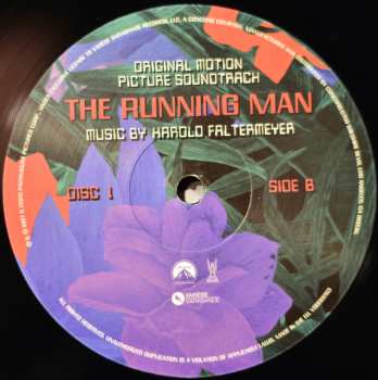 2LP Harold Faltermeyer: The Running Man (Original Motion Picture Soundtrack) DLX