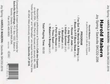 CD Harold Mabern: Joy Spring