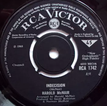 Harold McNair: Indecision / The Hipster