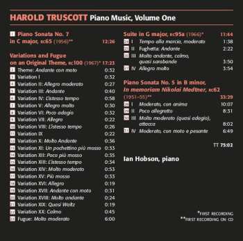 CD Ian Hobson: Piano Music, Volume One