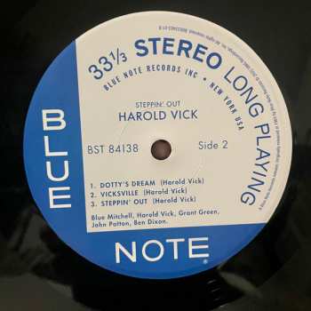 LP Harold Vick: Steppin' Out!