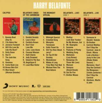 5CD/Dobozkészlet Harry Belafonte: Original Album Classics