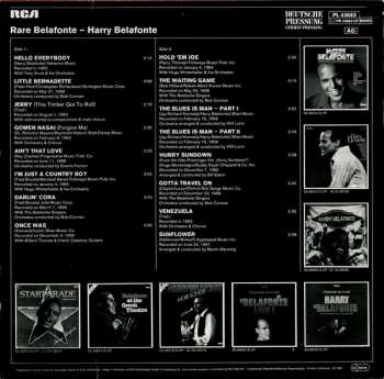 LP Harry Belafonte: Rare Belafonte
