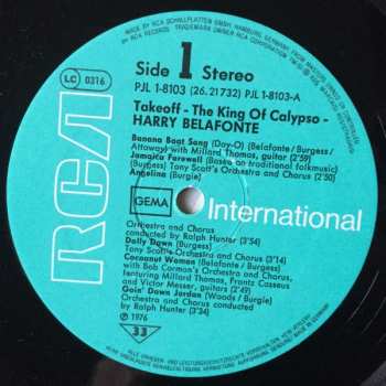 LP Harry Belafonte: The King Of Calypso