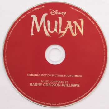 CD Harry Gregson-Williams: Mulan (Original Motion Picture Soundtrack)