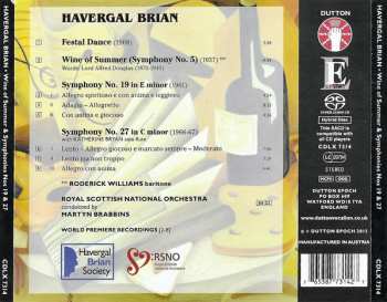 SACD Royal Scottish National Orchestra: Symphony No. 5 "Wine Of Summer" / Symphony No. 19 / Symphony No. 27 / Festival Dance