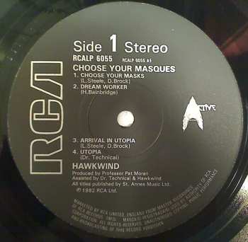 LP Hawkwind: Choose Your Masques