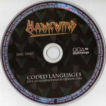 2CD Hawkwind: Coded Languages