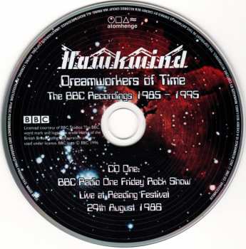 3CD/Dobozkészlet Hawkwind: Dreamworkers Of Time (The BBC Recordings 1985 - 1995)