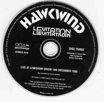 3CD/Dobozkészlet Hawkwind: Levitation DLX | LTD
