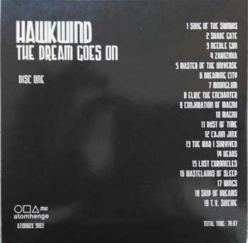3CD/Dobozkészlet Hawkwind: The Dream Goes On - An Anthology 1985 - 1997