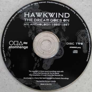 3CD/Dobozkészlet Hawkwind: The Dream Goes On - An Anthology 1985 - 1997