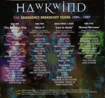 5CD/Dobozkészlet Hawkwind: The Emergency Broadcast Years: 1994 - 1997