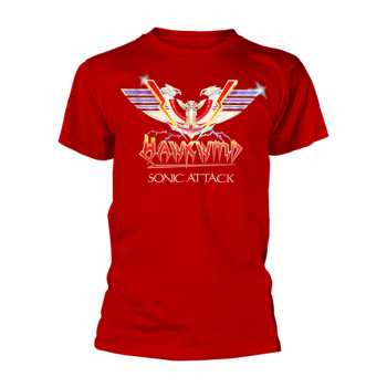 Merch Hawkwind: Póló Sonic Attack (red)