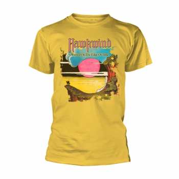 Merch Hawkwind: Póló Warrior On The Edge Of Time (yellow)