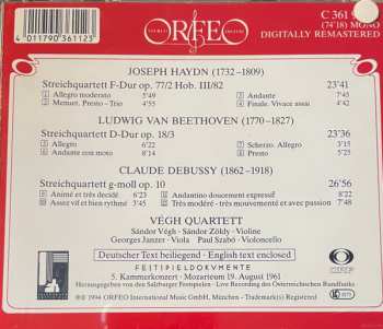 CD Ludwig van Beethoven: Streichquartett Op.77/2 / Streichquartett Op.18/3 / Streichquartett
