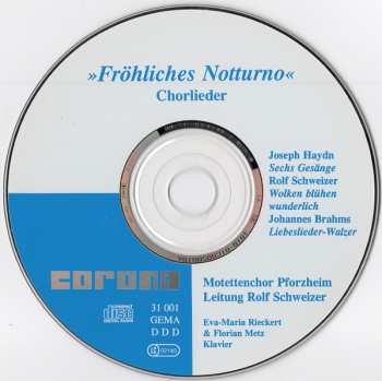CD Johannes Brahms: Fröhliches Notturno