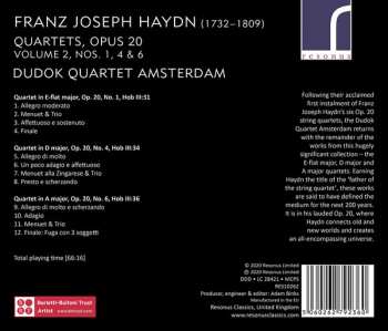 CD Joseph Haydn: String Quartets Op. 20, Volume 2
