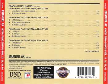 CD Joseph Haydn: Haydn, Piano Sonatas Nos. 33, 38, 58, 60