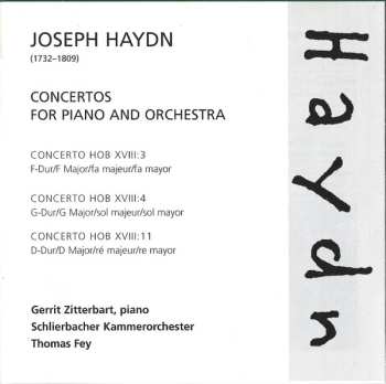CD Joseph Haydn: Konzerte Für Klavier Und Orchester = Concertos For Piano And Orchestra (F-Dur/F Major - G-Dur/G Major  - D-Dur/D Major)