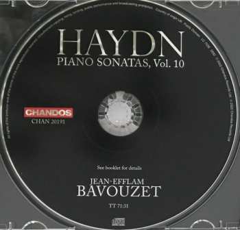 CD Joseph Haydn: Piano Sonatas, Vol. 10