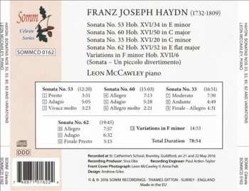 CD Joseph Haydn: Sonatas And Variations
