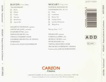 CD Wolfgang Amadeus Mozart: Mass In Time Of War / Vesperae Solennes De Confessore