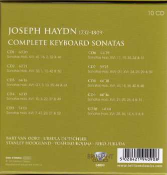 10CD/Dobozkészlet Joseph Haydn: Complete Keyboard Sonatas