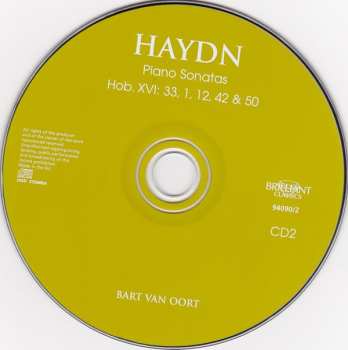10CD/Dobozkészlet Joseph Haydn: Complete Keyboard Sonatas