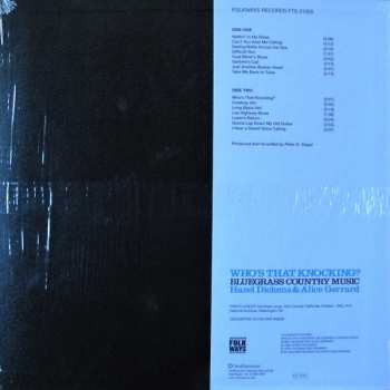 LP Hazel Dickens And Alice Gerrard: Who's That Knocking? Bluegrass Country Music