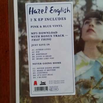 2LP Hazel English: Just Give In / Never Going Home LTD | CLR