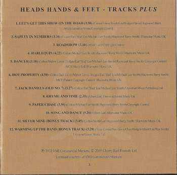 CD Heads Hands & Feet: Tracks Plus
