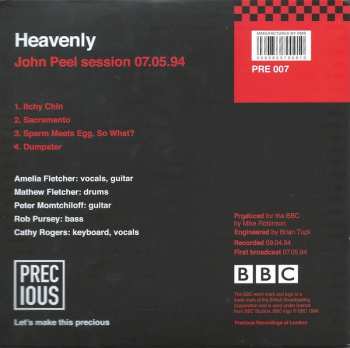 2SP Heavenly: John Peel Session 07.05.94