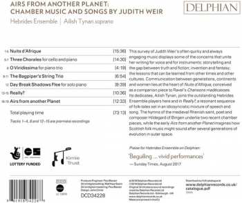 CD Judith Weir: Airs From Another Planet  