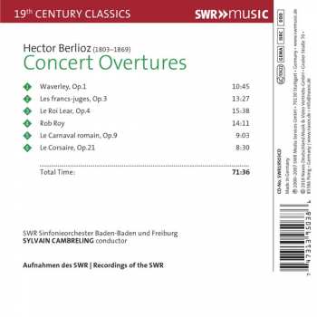 CD Hector Berlioz: Concert Overtures