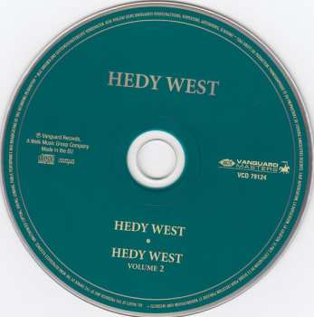 CD Hedy West: Hedy West Plus Hedy West Vol. 2